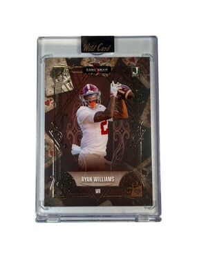 Ryan Williams 2025 Wild Card 5 Card Draw Crimson Vintage Foil /3 CDVT-RW Alabama